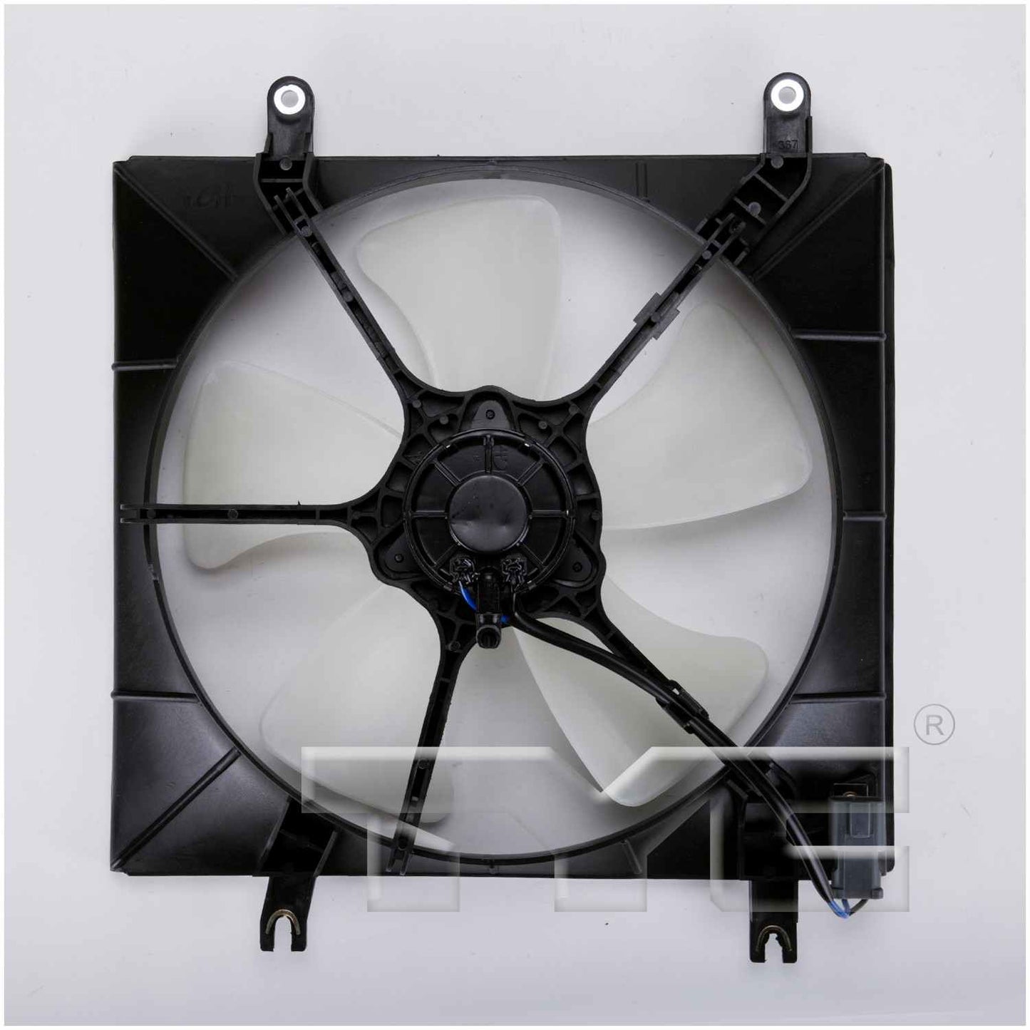 Back View of Engine Cooling Fan Assembly TYC 600050