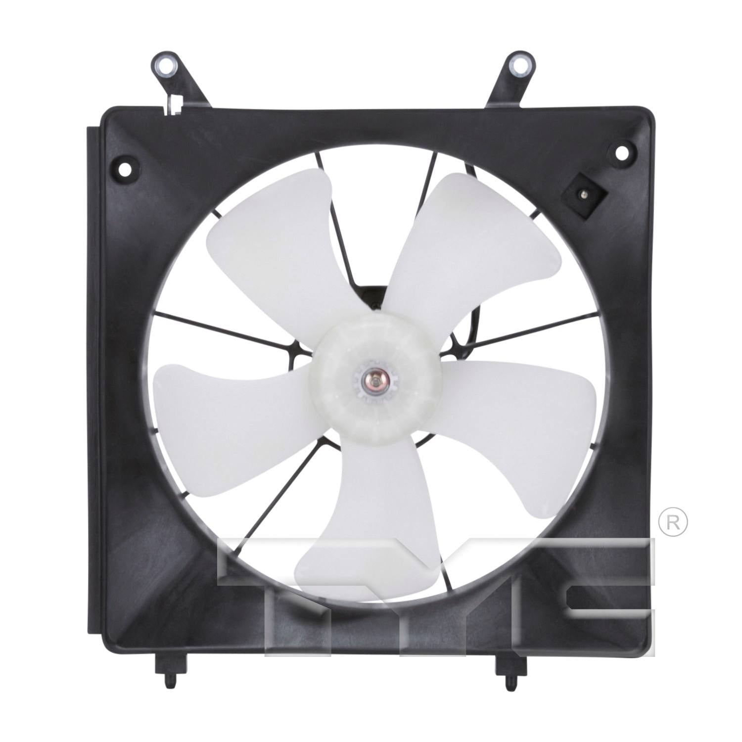 Front View of Left Engine Cooling Fan Assembly TYC 600060