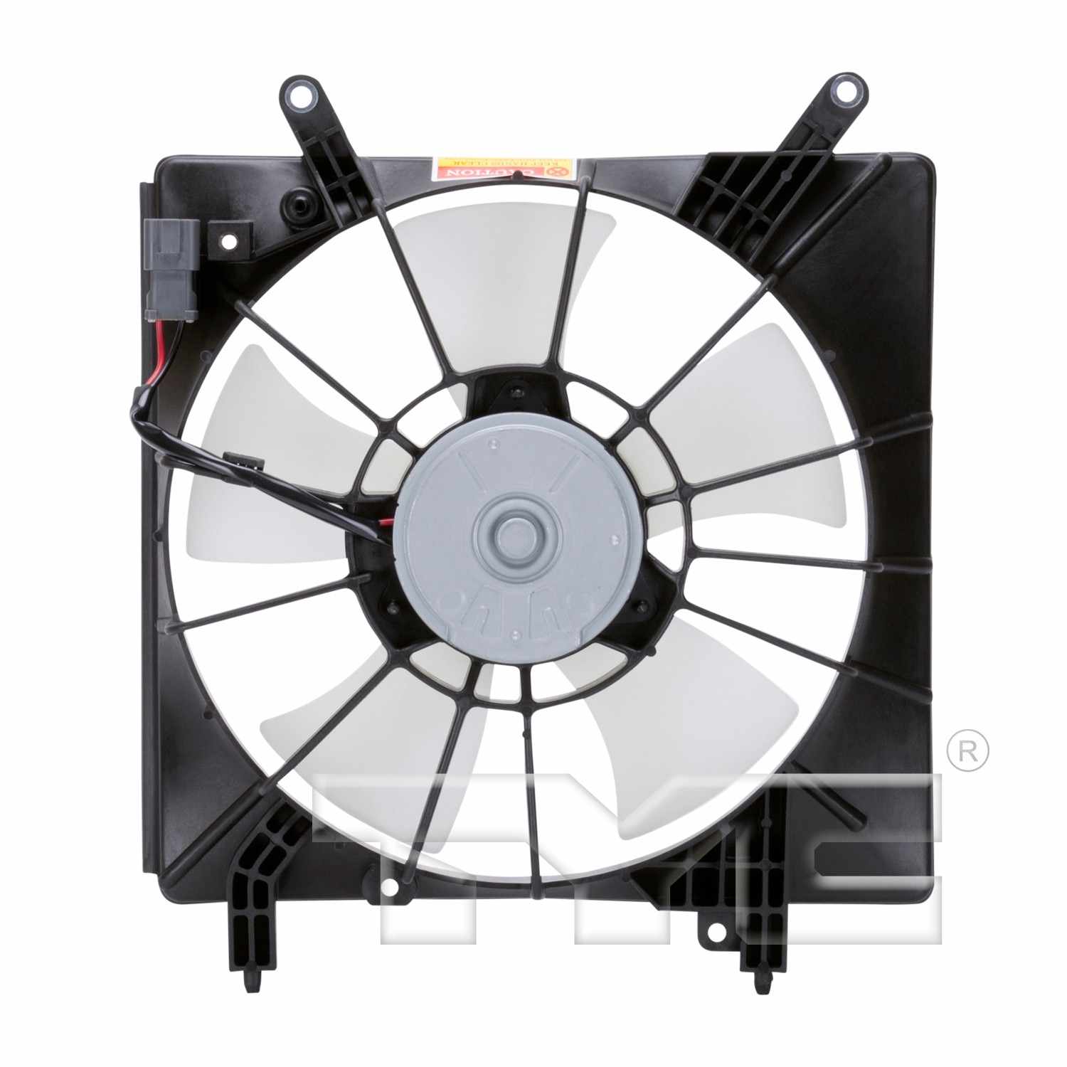 Back View of Engine Cooling Fan Assembly TYC 600600