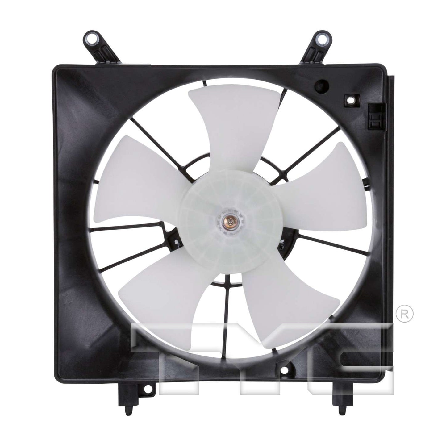 Front View of Engine Cooling Fan Assembly TYC 600600