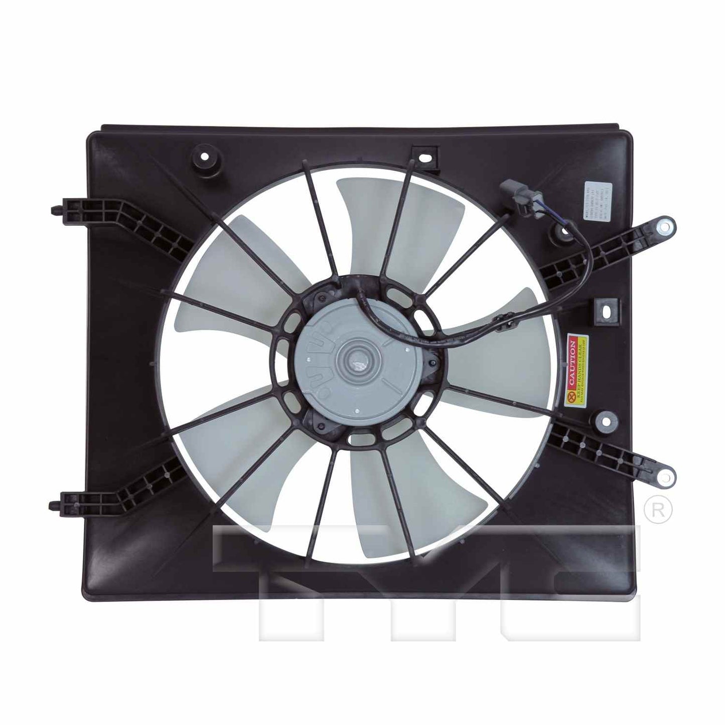 Back View of Engine Cooling Fan Assembly TYC 600620