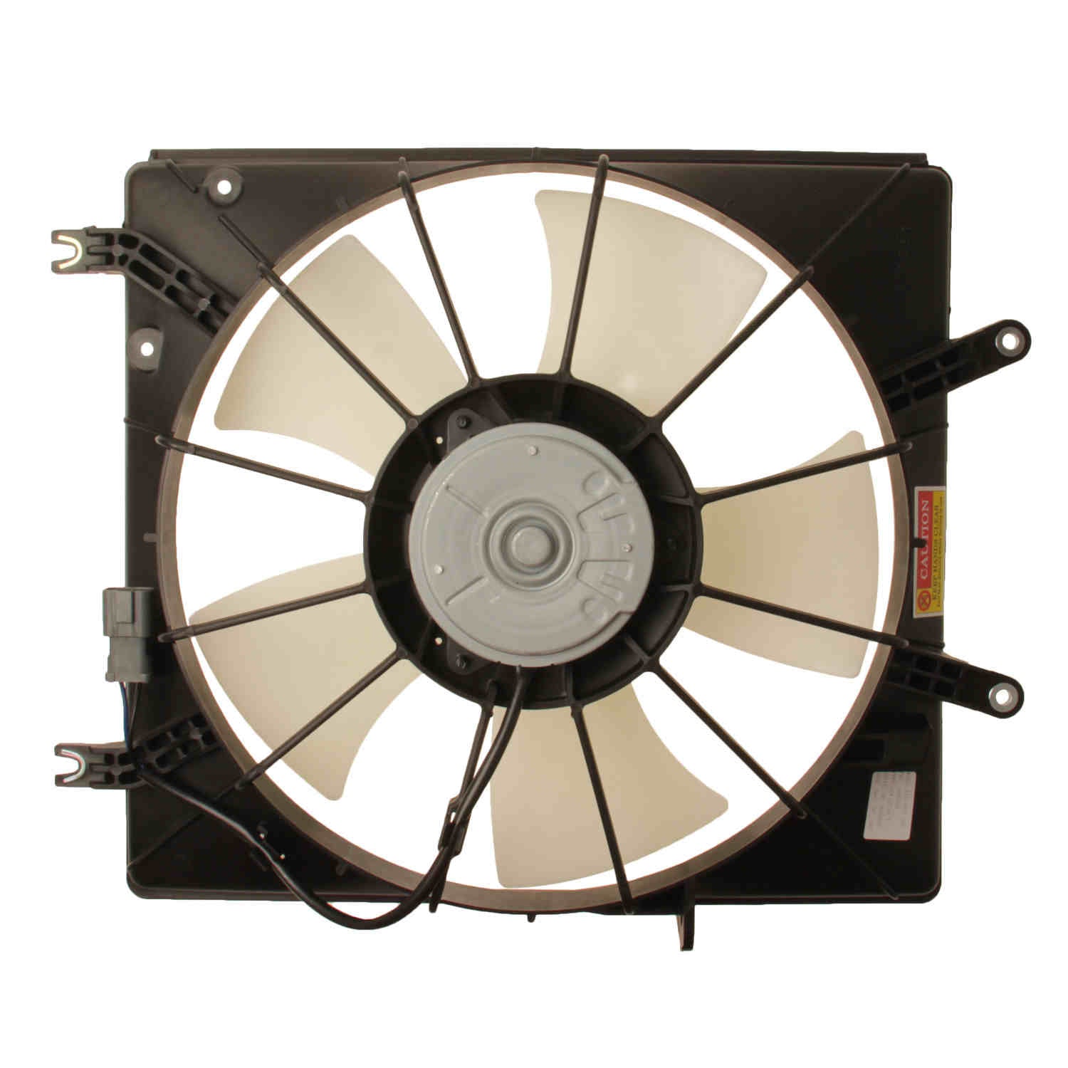 Bottom View of Engine Cooling Fan Assembly TYC 600800