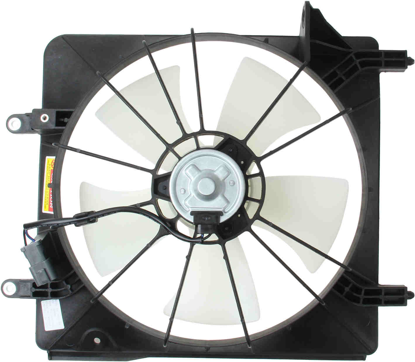 Bottom View of Engine Cooling Fan Assembly TYC 600940