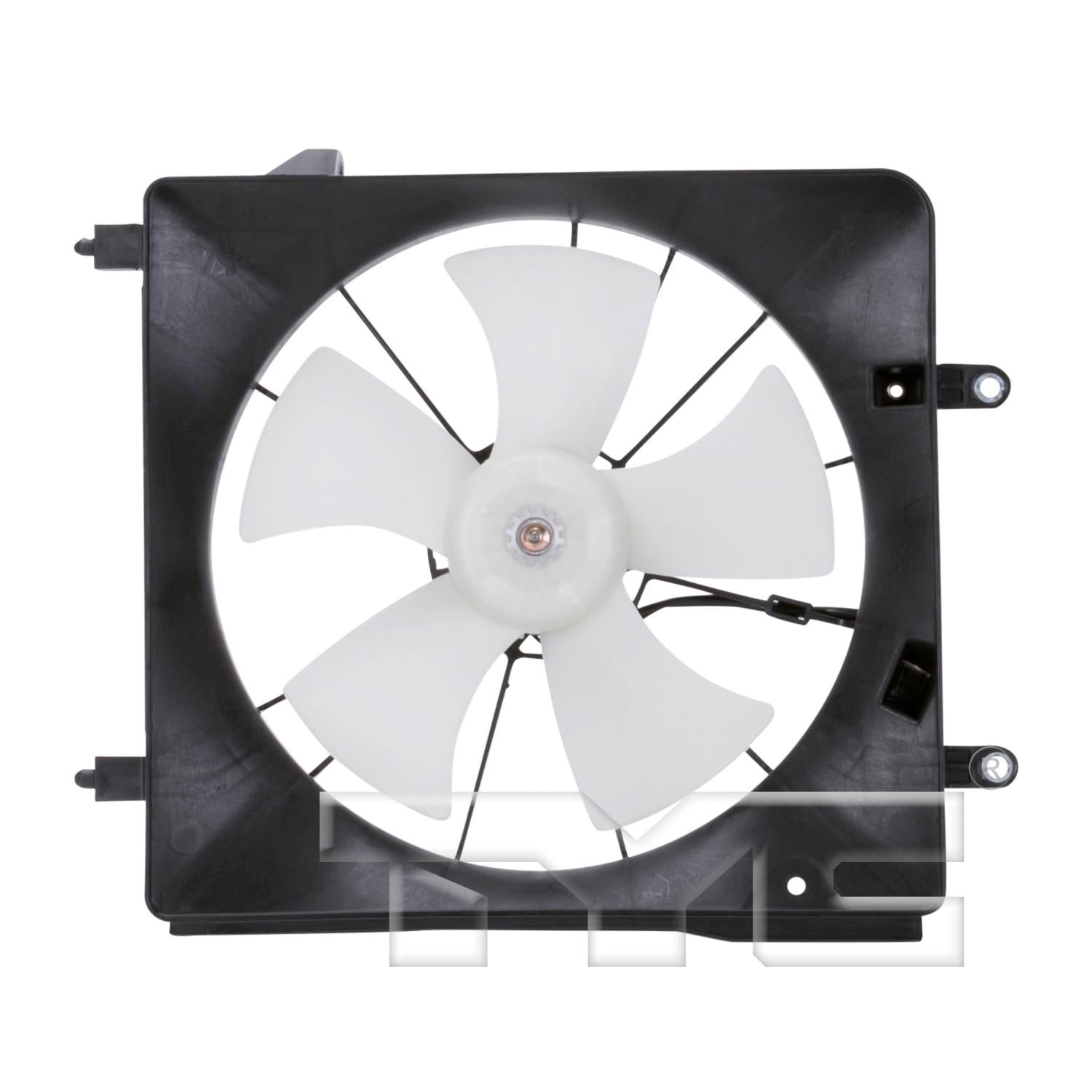 Front View of Engine Cooling Fan Assembly TYC 600940