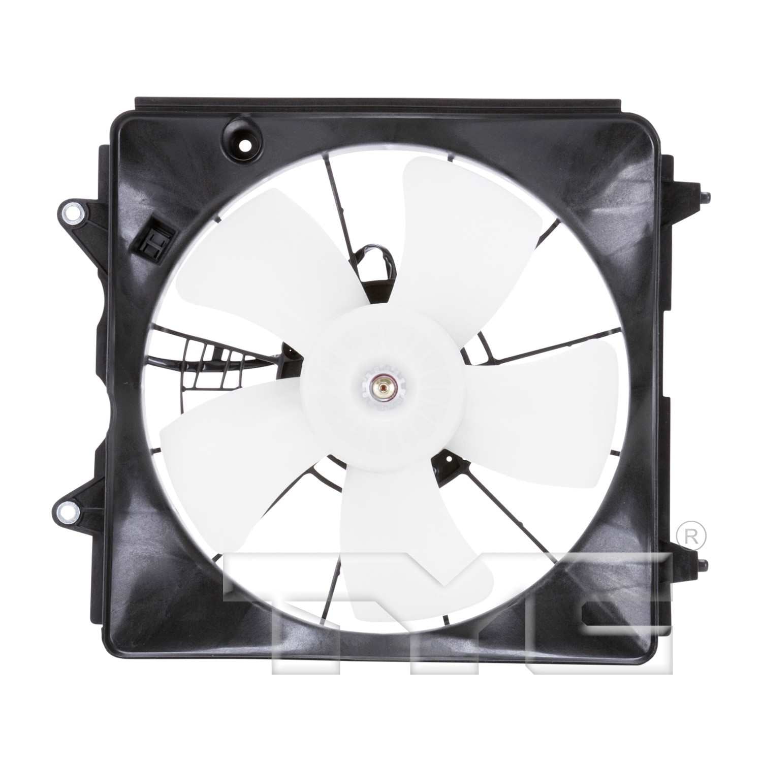 Front View of Left Engine Cooling Fan Assembly TYC 600970