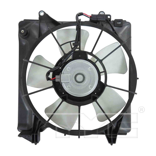 Back View of Left Engine Cooling Fan Assembly TYC 601540