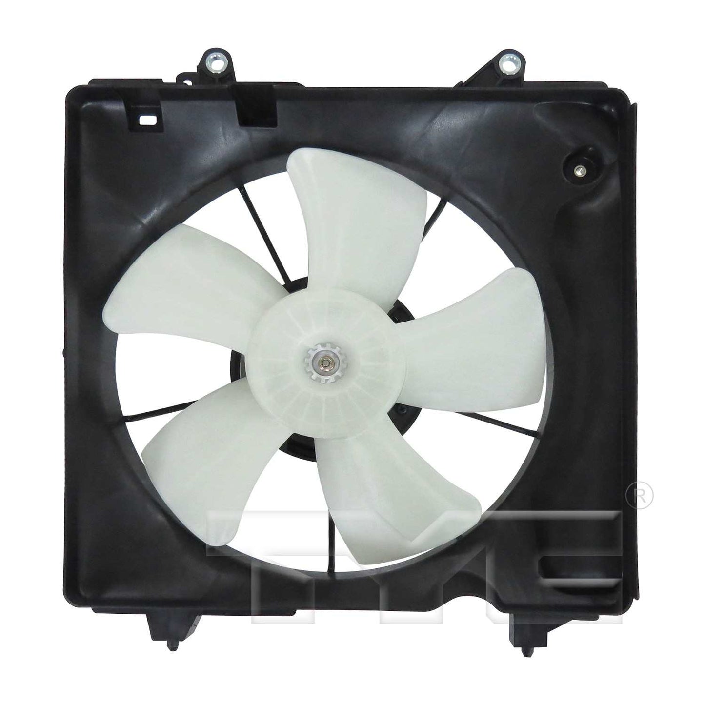 Front View of Left Engine Cooling Fan Assembly TYC 601540