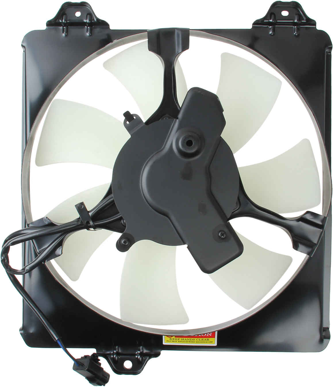 Bottom View of A/C Condenser Fan Assembly TYC 610460