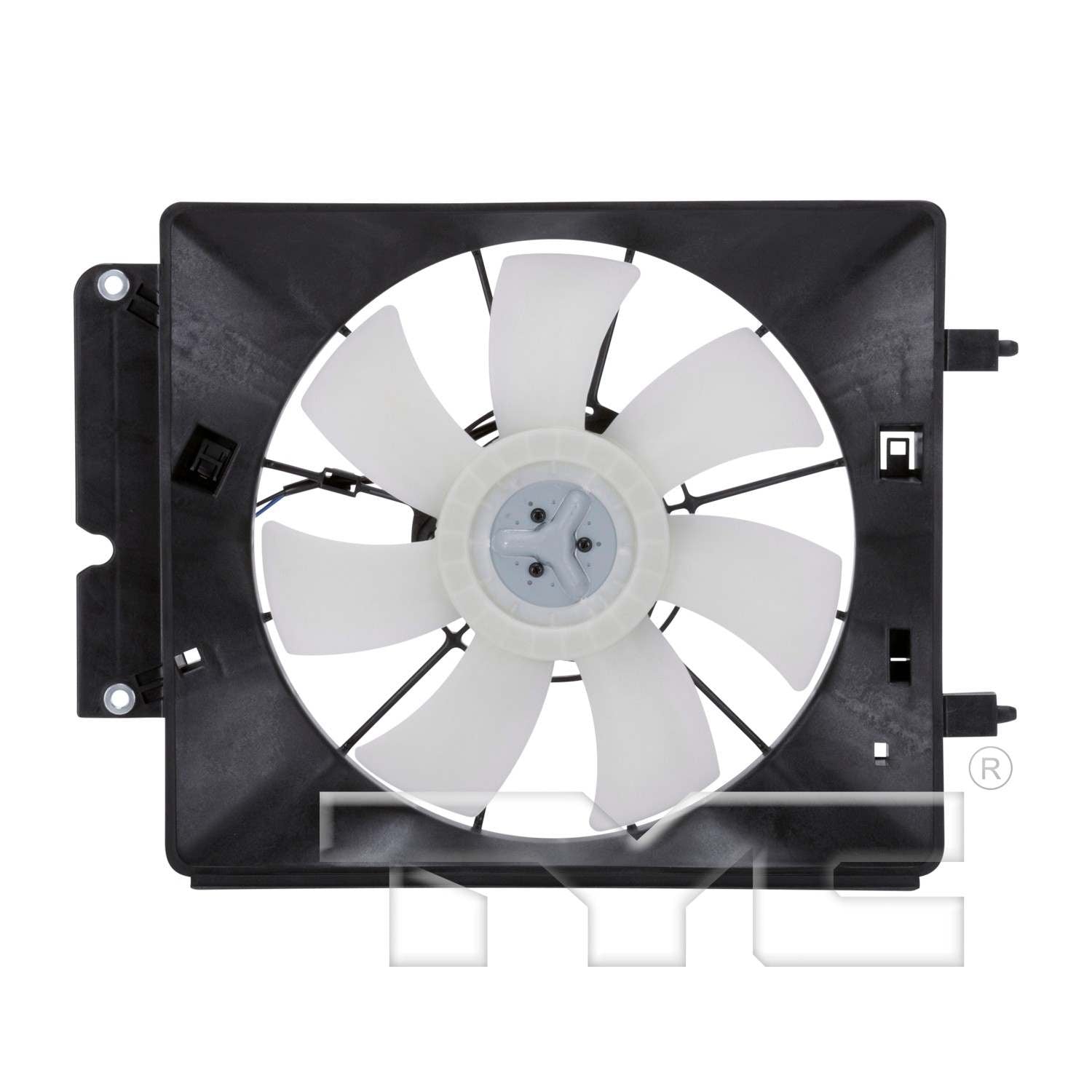 Front View of A/C Condenser Fan Assembly TYC 610530