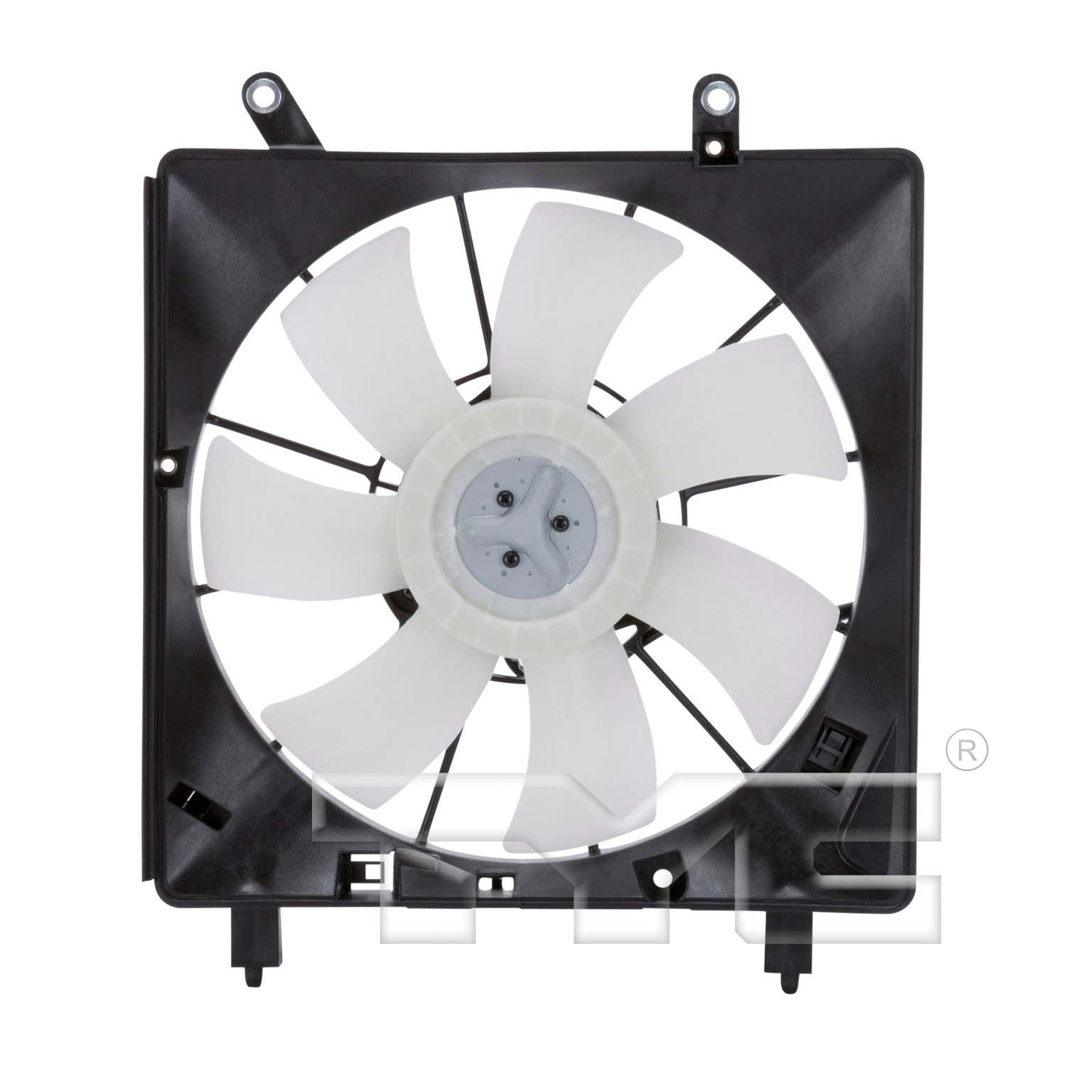 Front View of A/C Condenser Fan Assembly TYC 610600