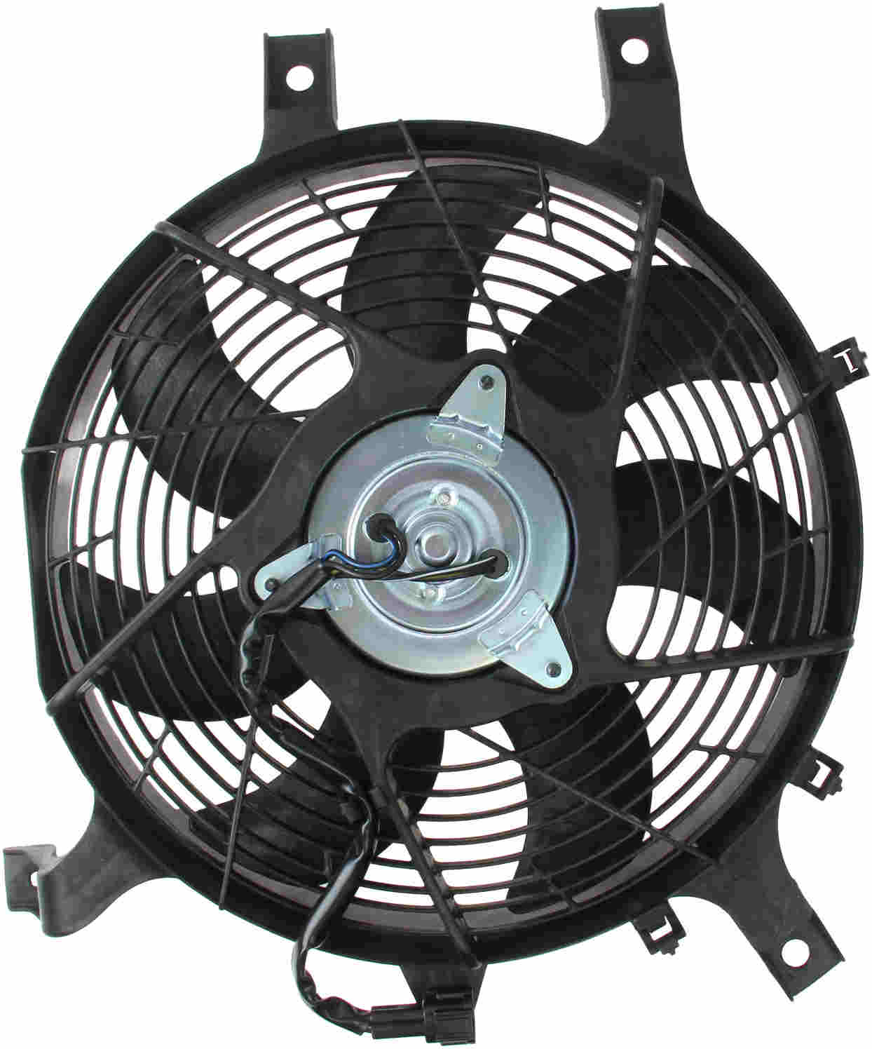 Bottom View of A/C Condenser Fan Assembly TYC 610630