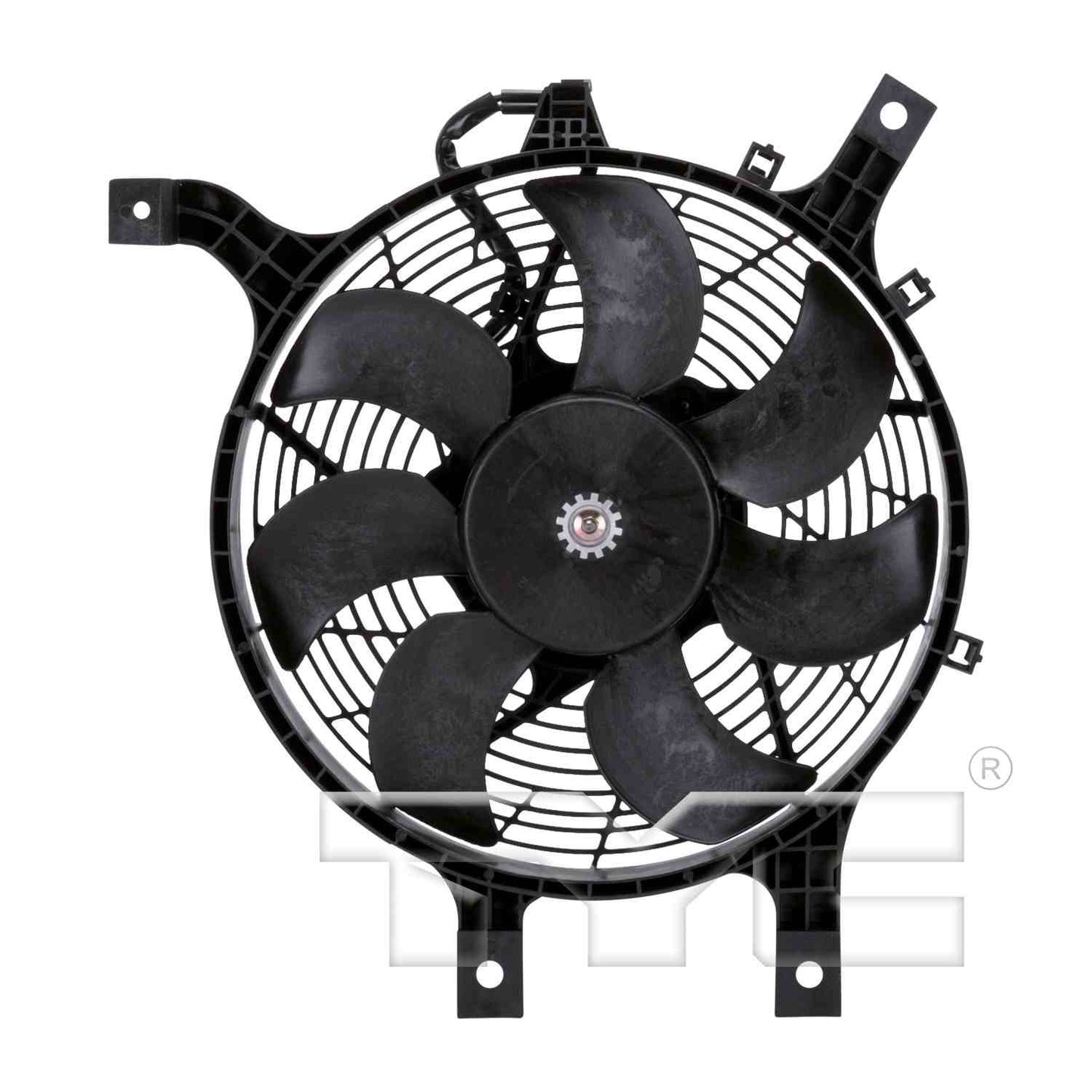 Front View of A/C Condenser Fan Assembly TYC 610630