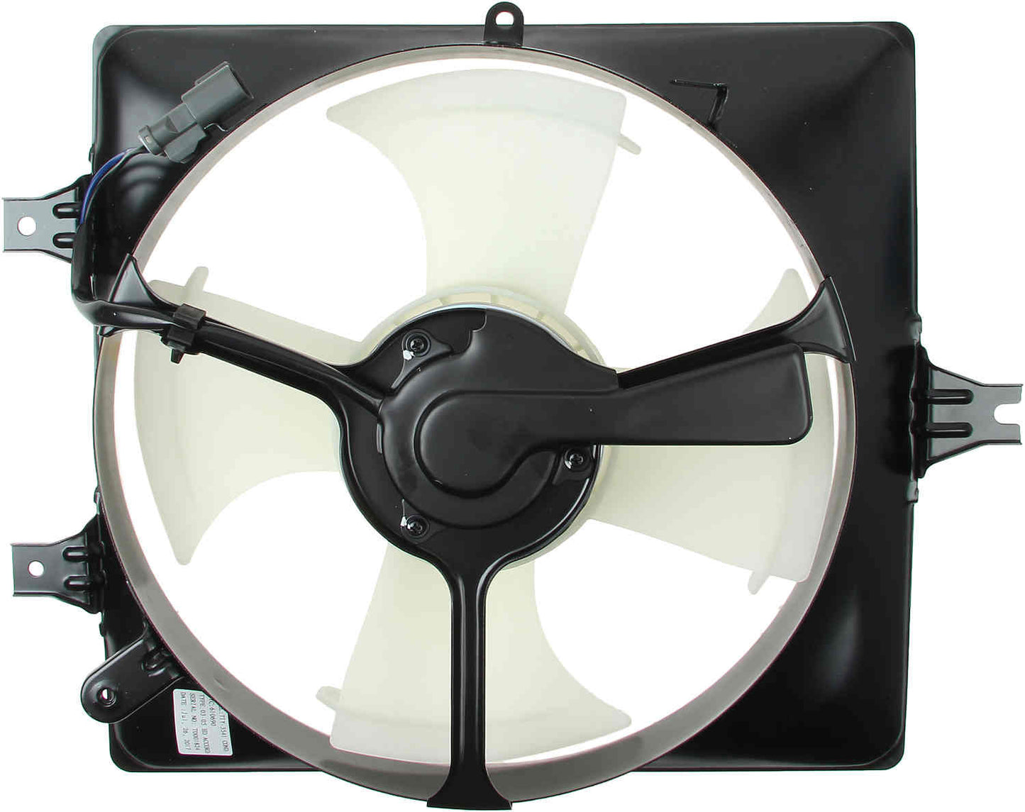 Bottom View of A/C Condenser Fan Assembly TYC 610690