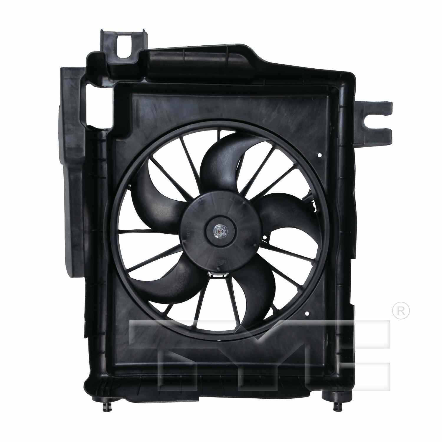 Front View of A/C Condenser Fan Assembly TYC 610730