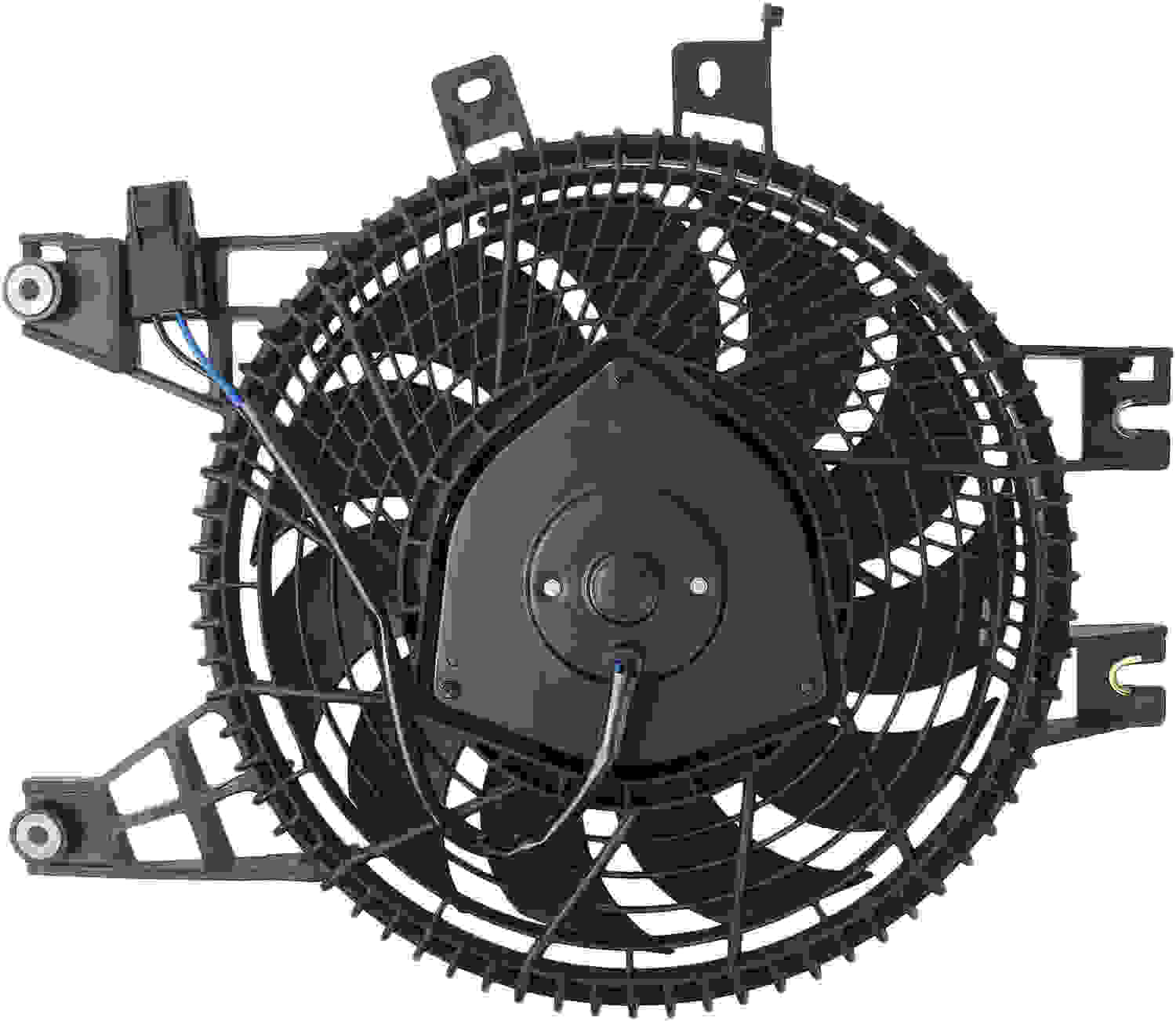 Bottom View of A/C Condenser Fan Assembly TYC 610790