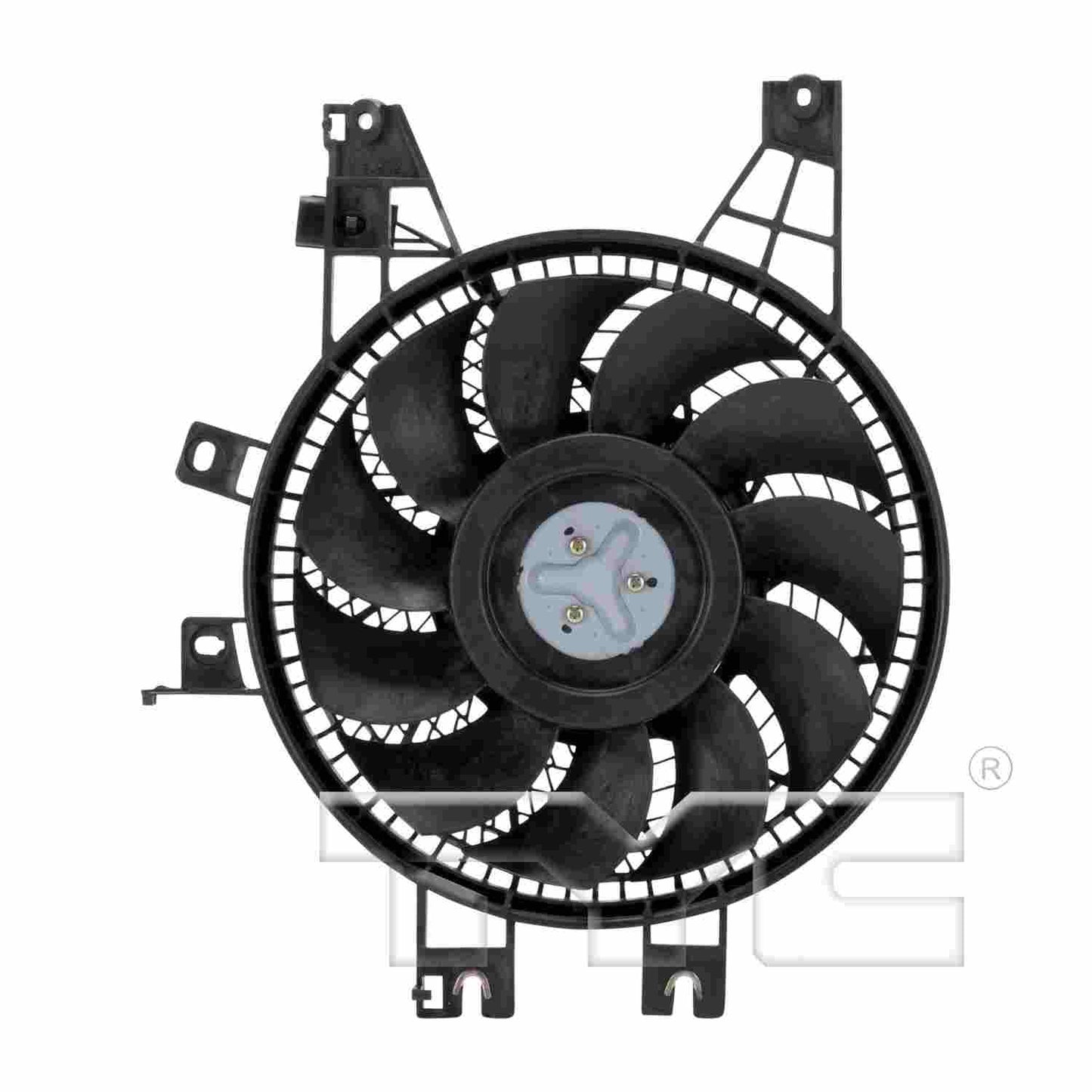 Front View of A/C Condenser Fan Assembly TYC 610790