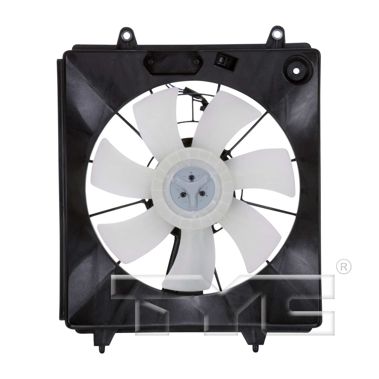 Front View of A/C Condenser Fan Assembly TYC 610820