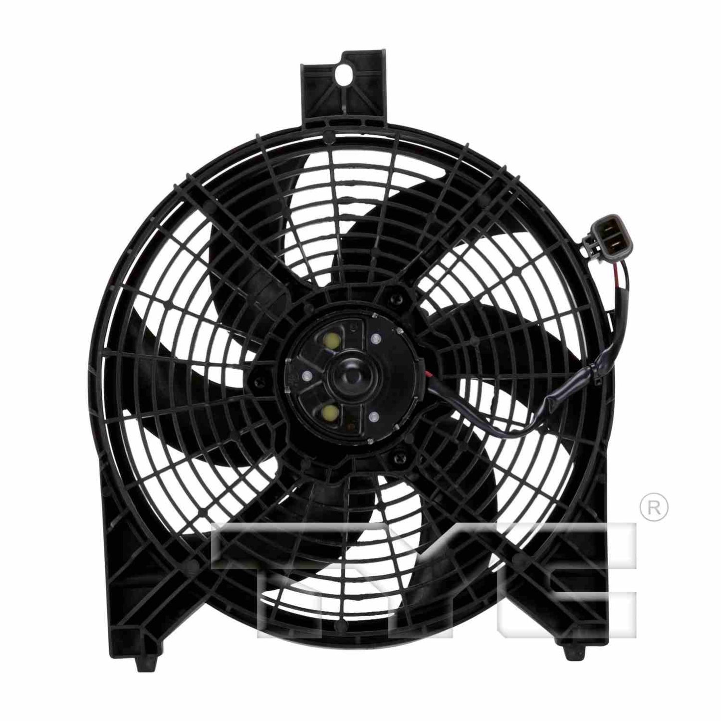 Back View of A/C Condenser Fan Assembly TYC 610880