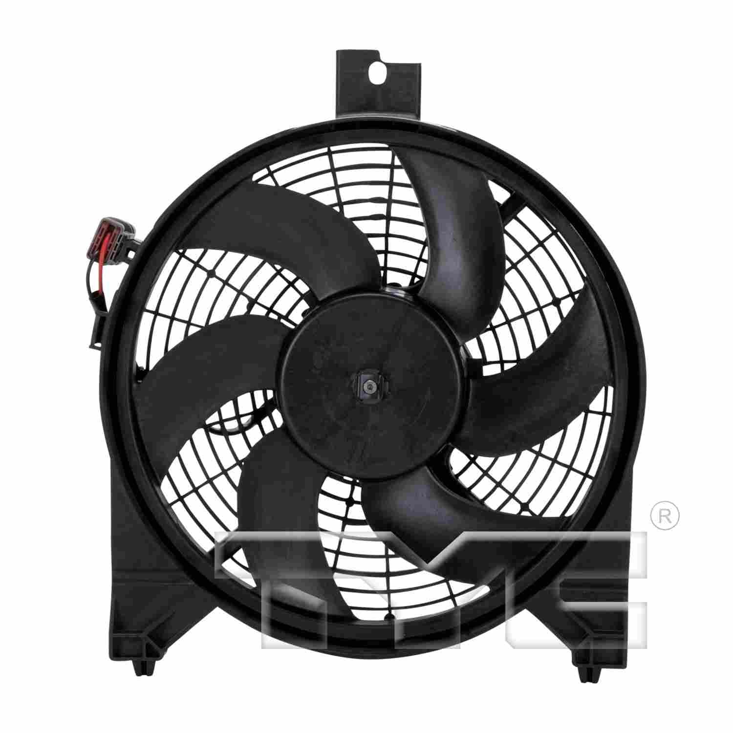 Front View of A/C Condenser Fan Assembly TYC 610880