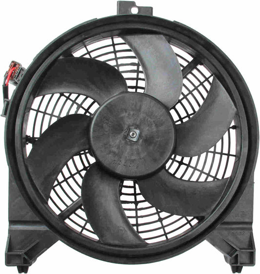 Top View of A/C Condenser Fan Assembly TYC 610880