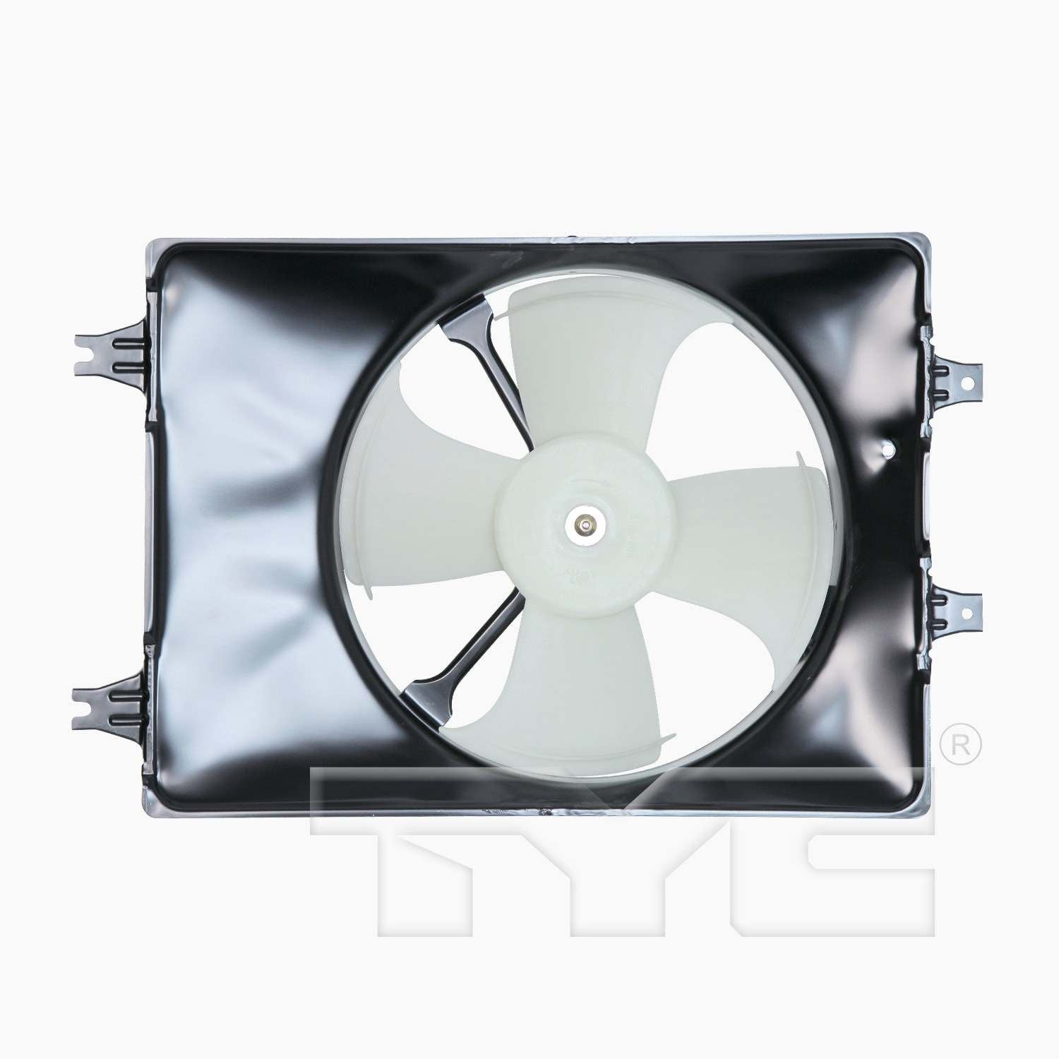 Front View of A/C Condenser Fan Assembly TYC 610930