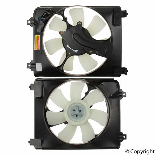 Top View of A/C Condenser Fan Assembly TYC 610970