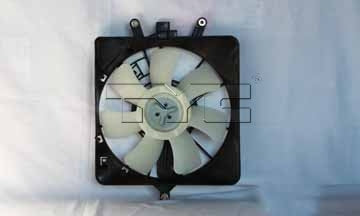 Back View of A/C Condenser Fan Assembly TYC 611010