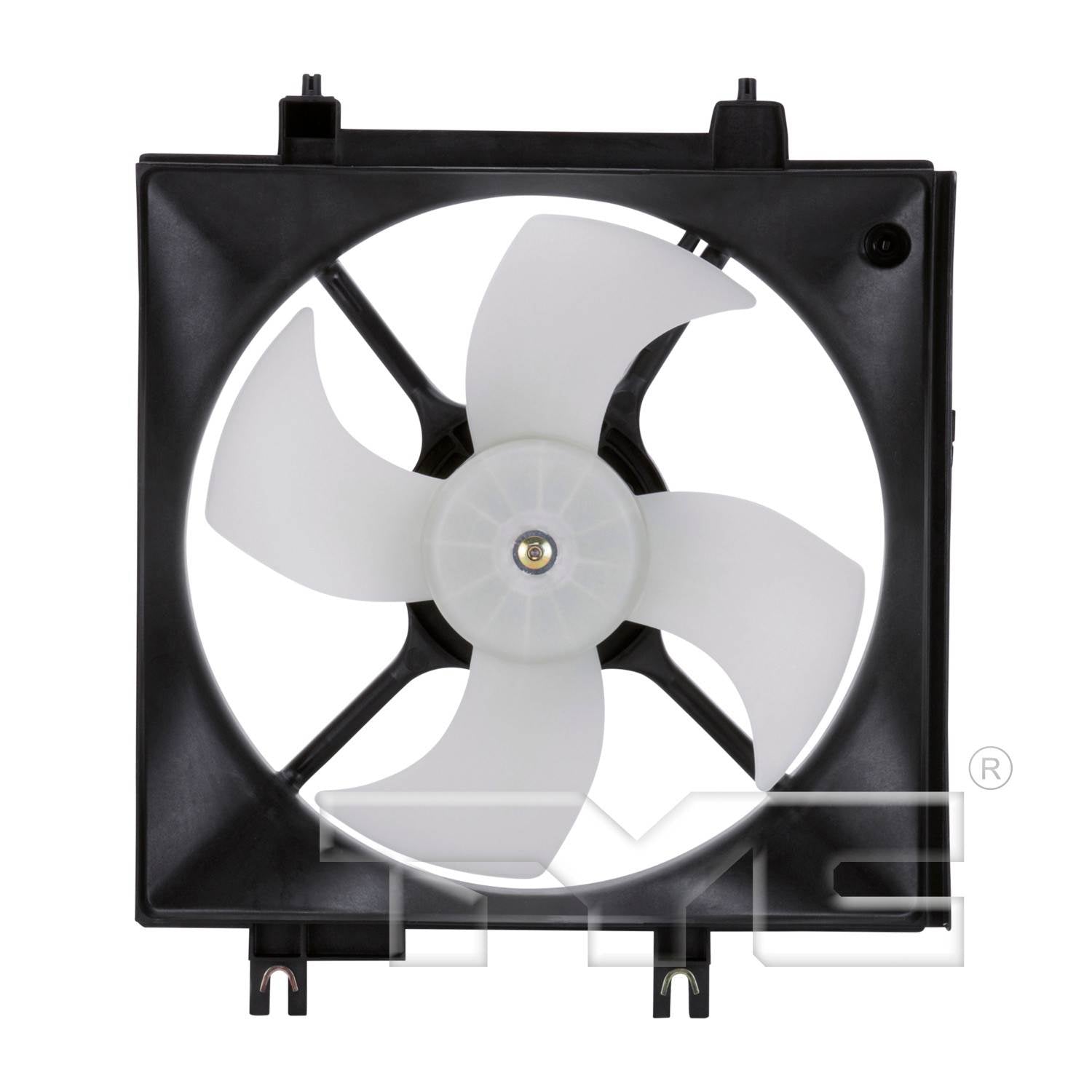 Front View of A/C Condenser Fan Assembly TYC 611070