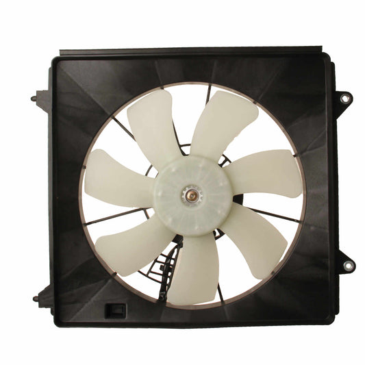 Top View of Right A/C Condenser Fan Assembly TYC 611130