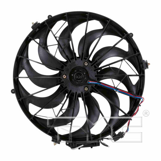 Back View of A/C Condenser Fan Assembly TYC 611230