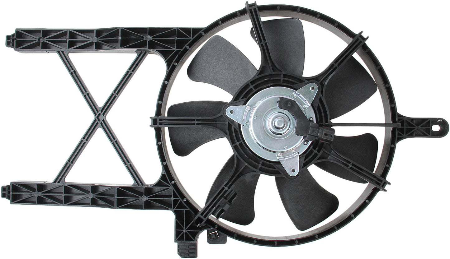 Bottom View of A/C Condenser Fan Assembly TYC 611260