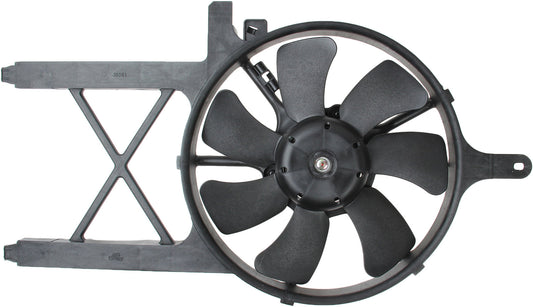 Top View of A/C Condenser Fan Assembly TYC 611260