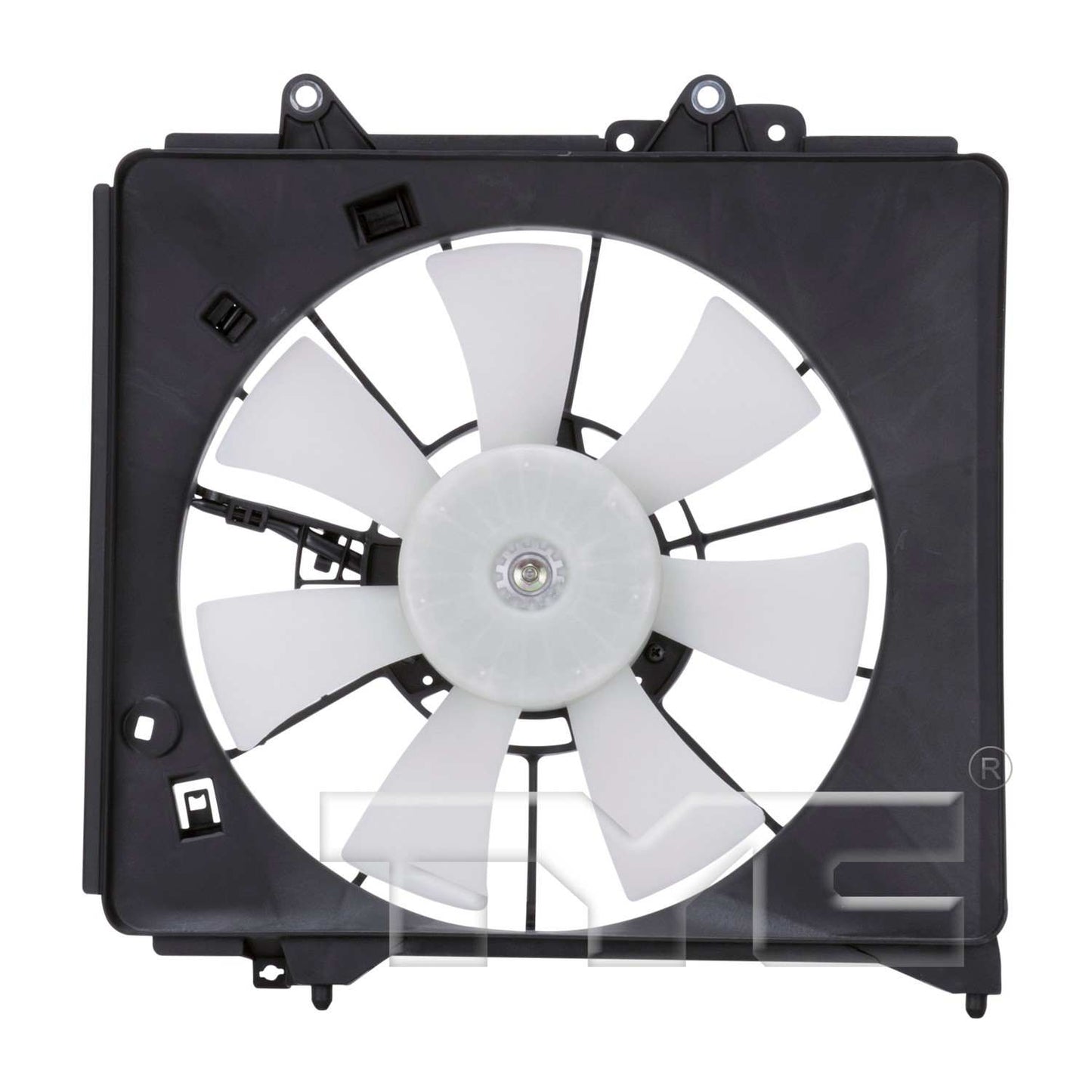 Front View of A/C Condenser Fan Assembly TYC 611290