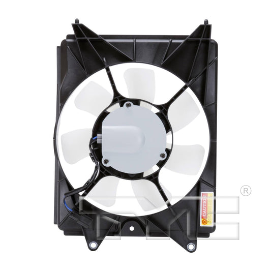 Right A/C Condenser Fan Assembly TYC 611350 For Honda Acura Civic ILX