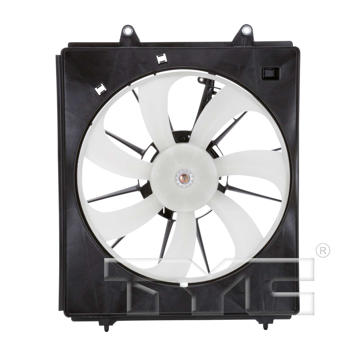 Front View of A/C Condenser Fan Assembly TYC 611360