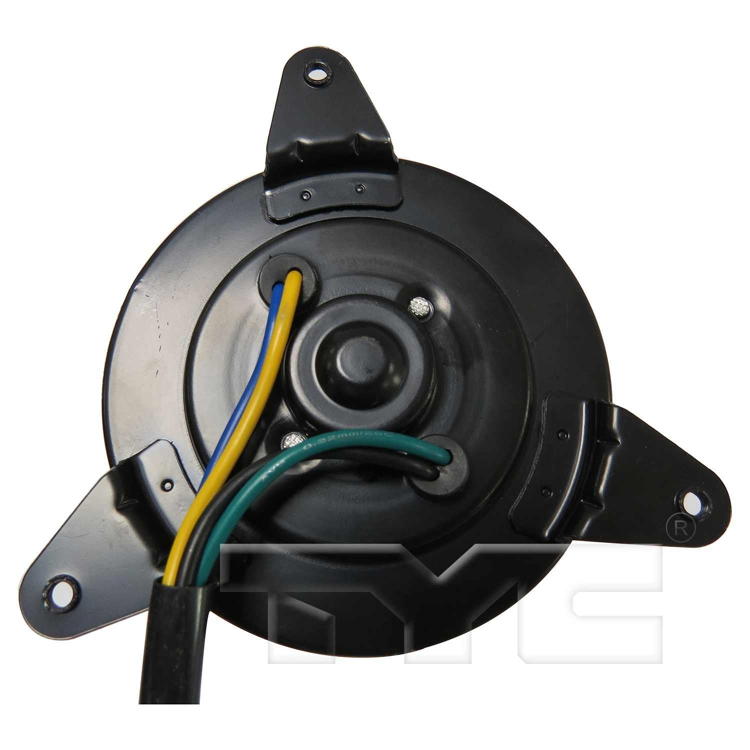 Front View of Right Engine Cooling Fan Motor TYC 631210