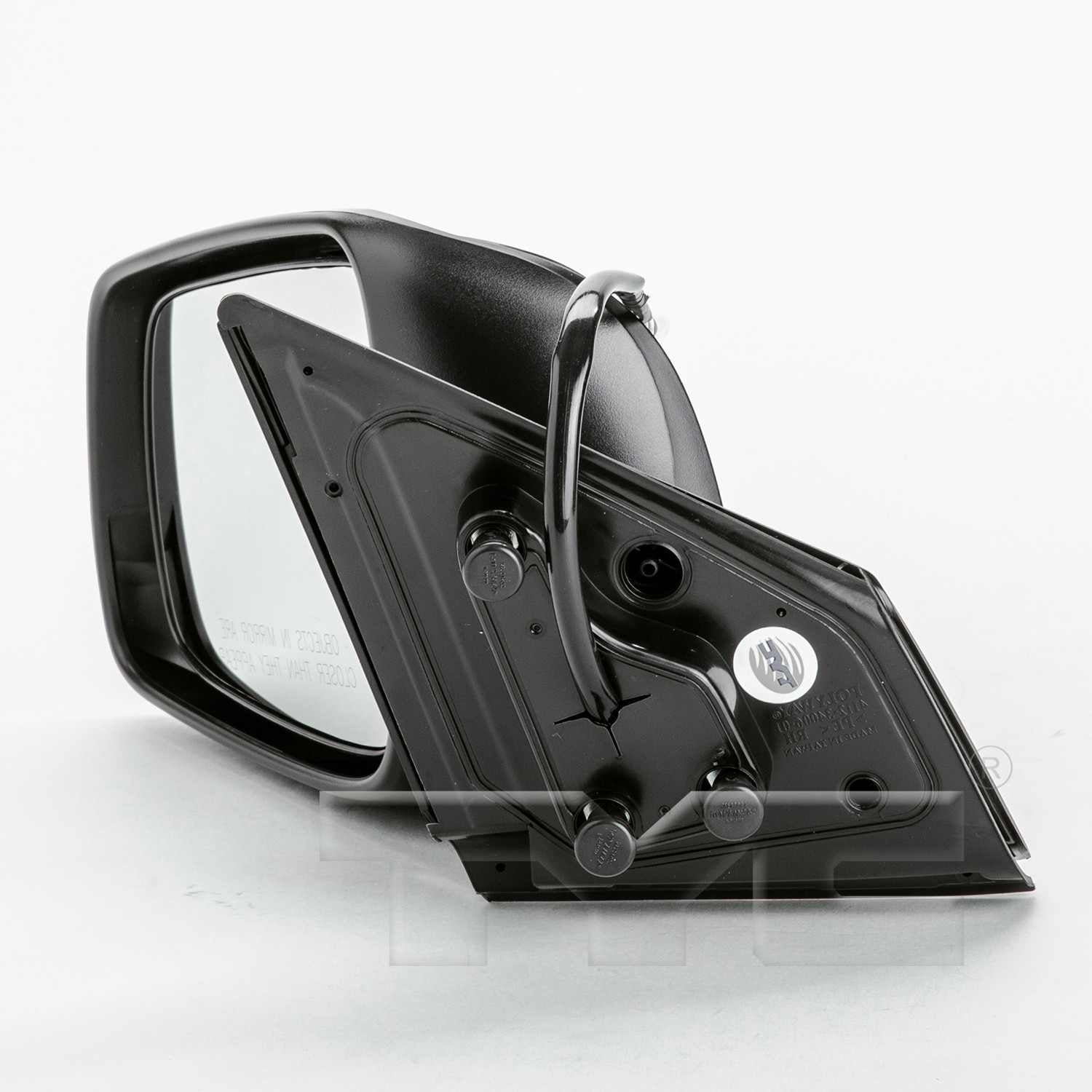 Angle View of Left Door Mirror TYC 6580232