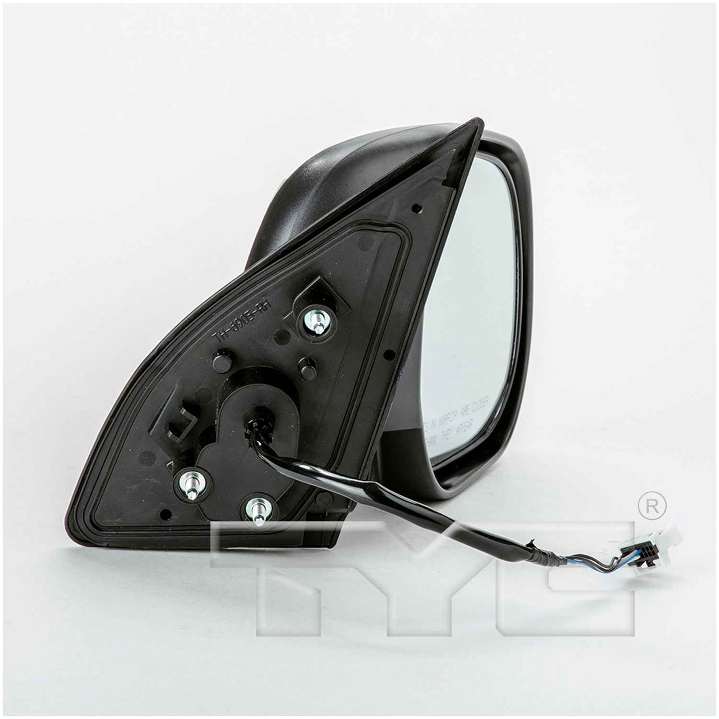 Angle View of Right Door Mirror TYC 6600041