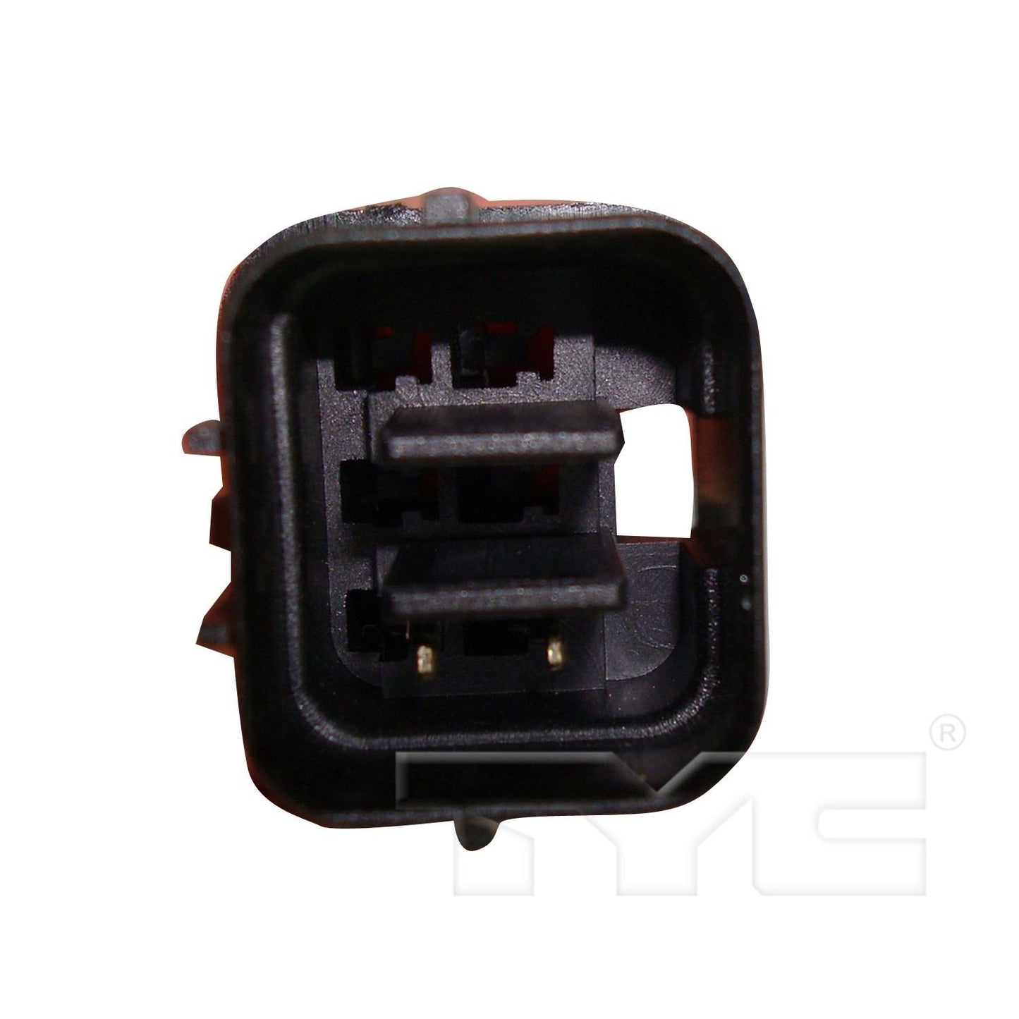 Connector View of Front Left Power Window Motor and Regulator Assembly TYC 660156