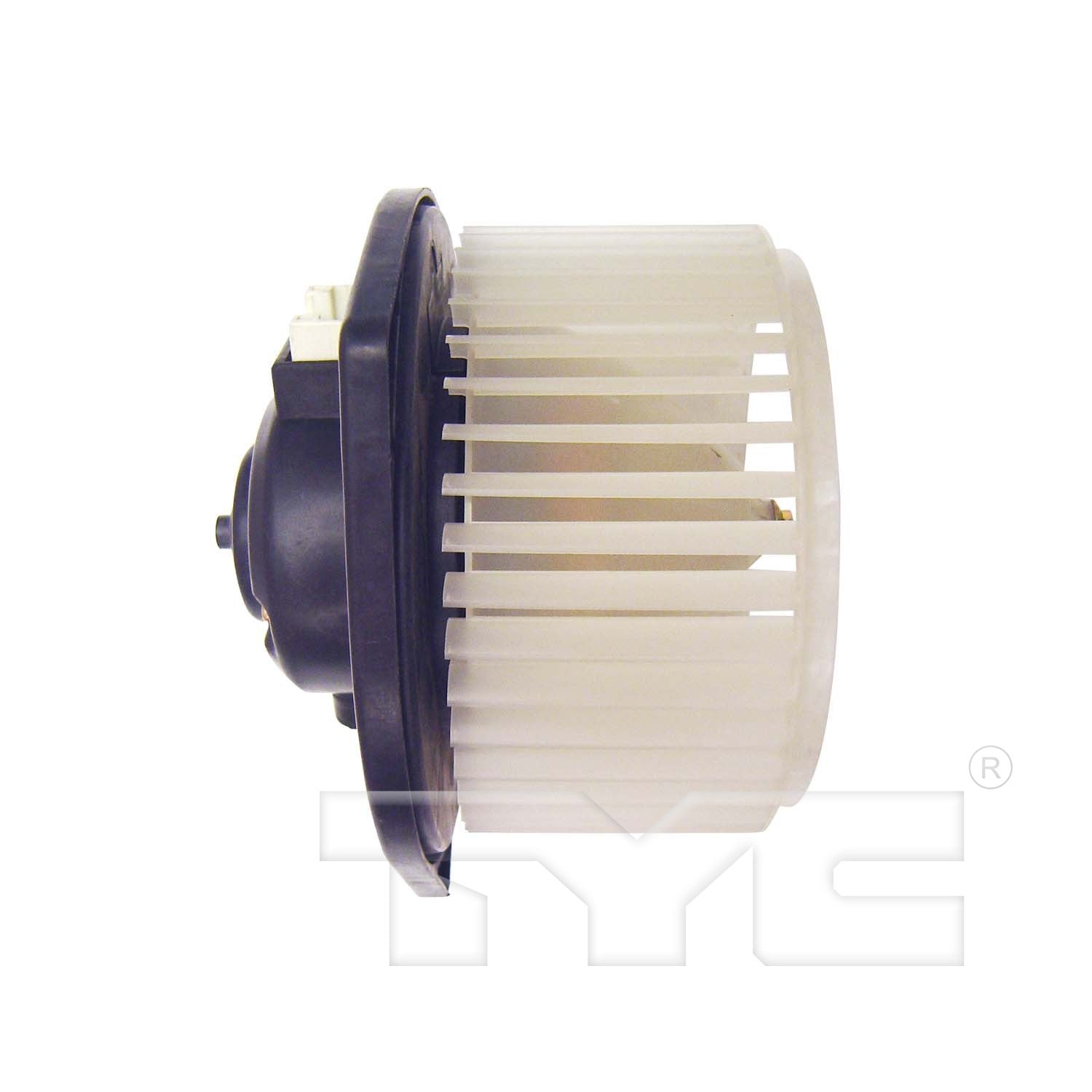 Angle View of Front HVAC Blower Motor TYC 700004