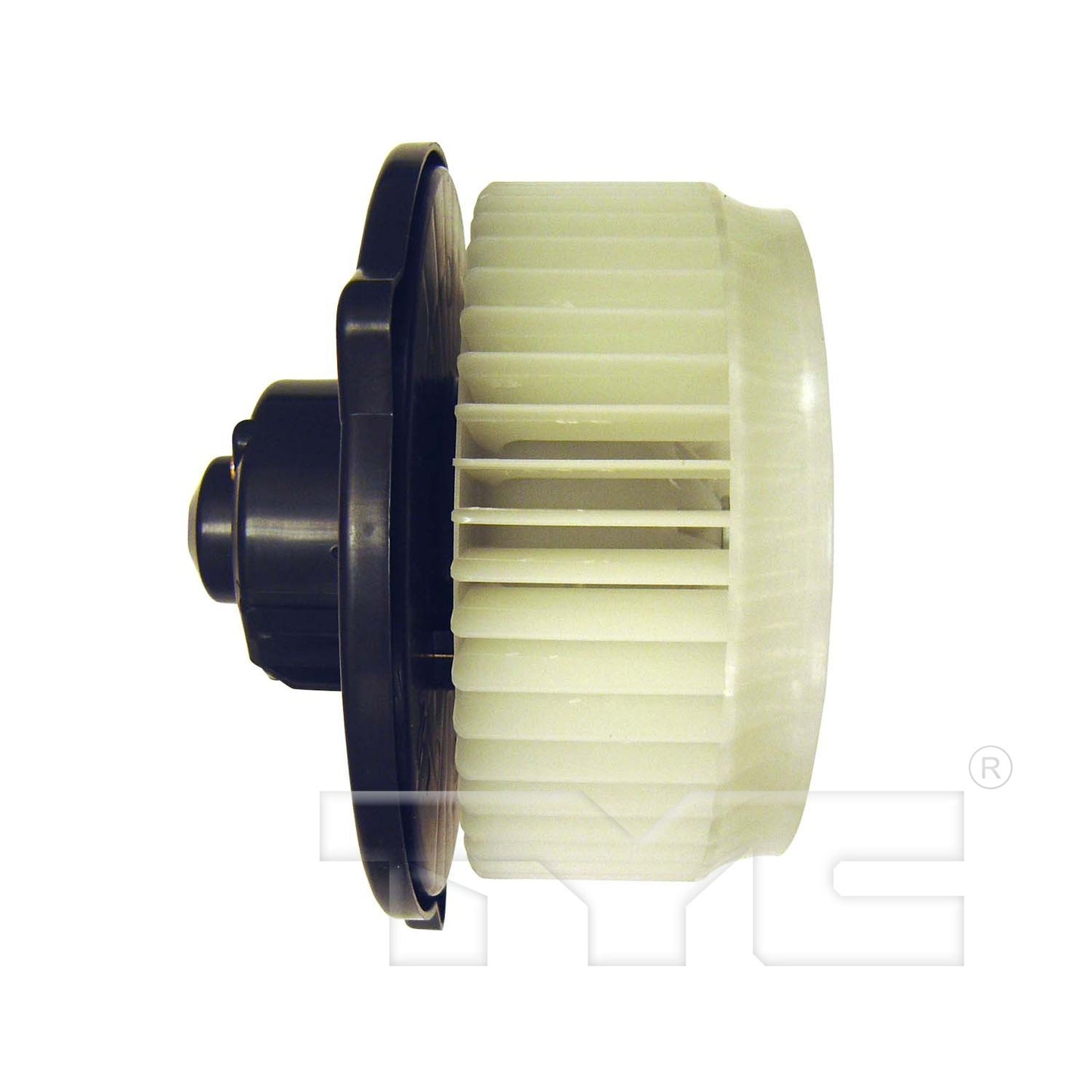 Angle View of Front HVAC Blower Motor TYC 700005