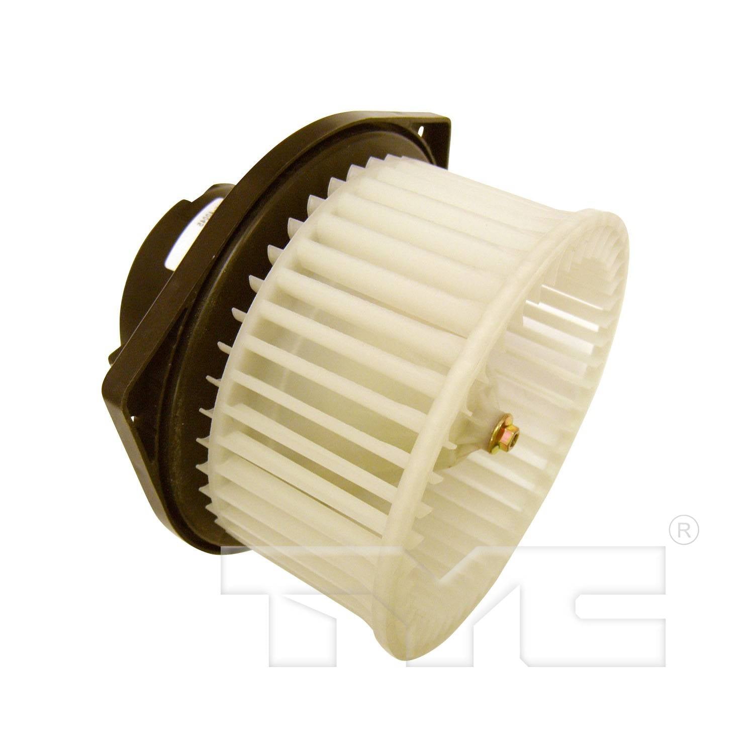 Back View of Front HVAC Blower Motor TYC 700044