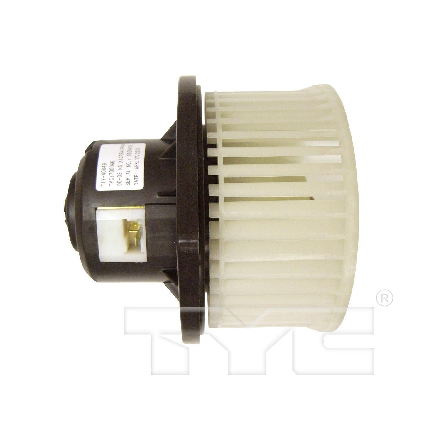 Angle View of HVAC Blower Motor TYC 700046