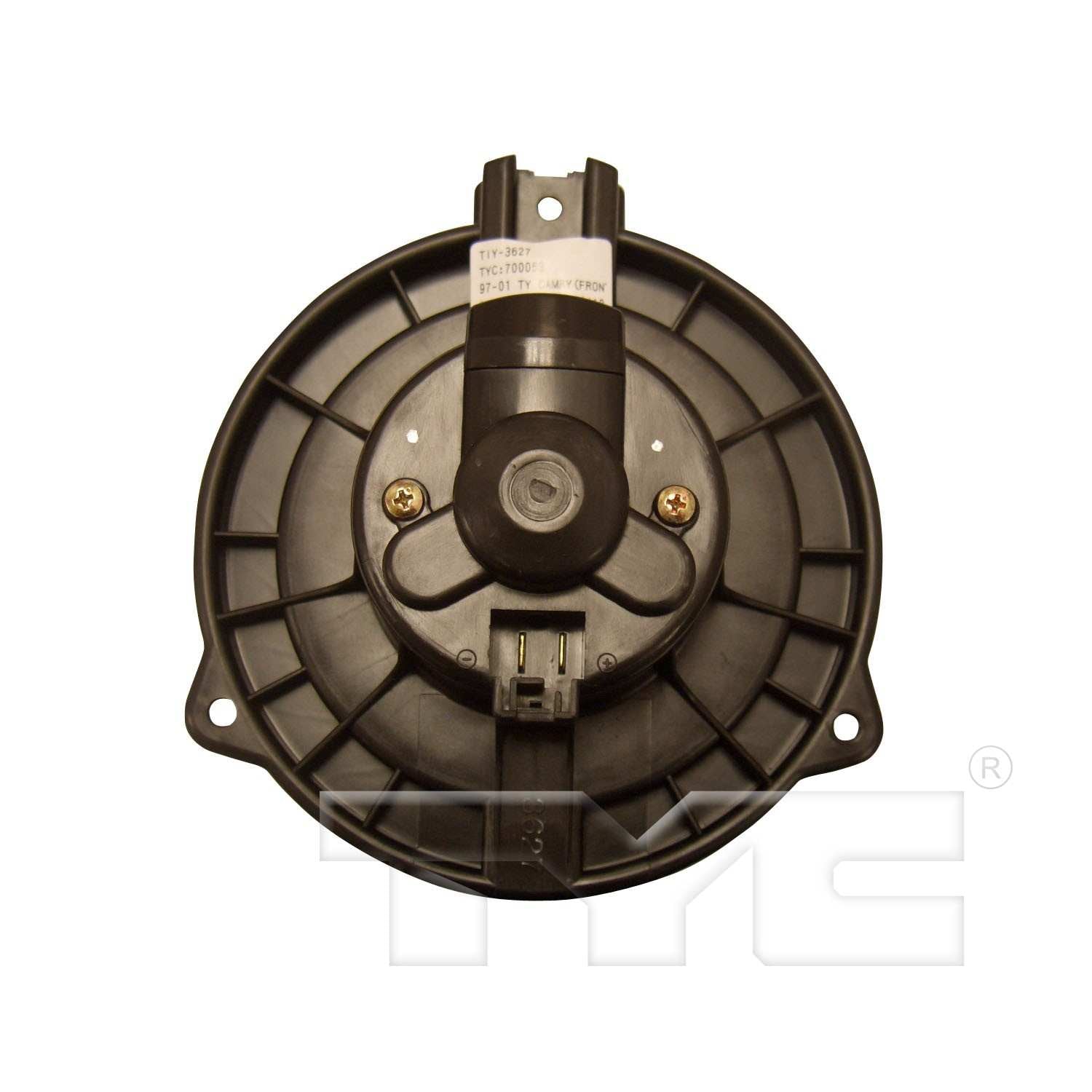 Top View of Front HVAC Blower Motor TYC 700053