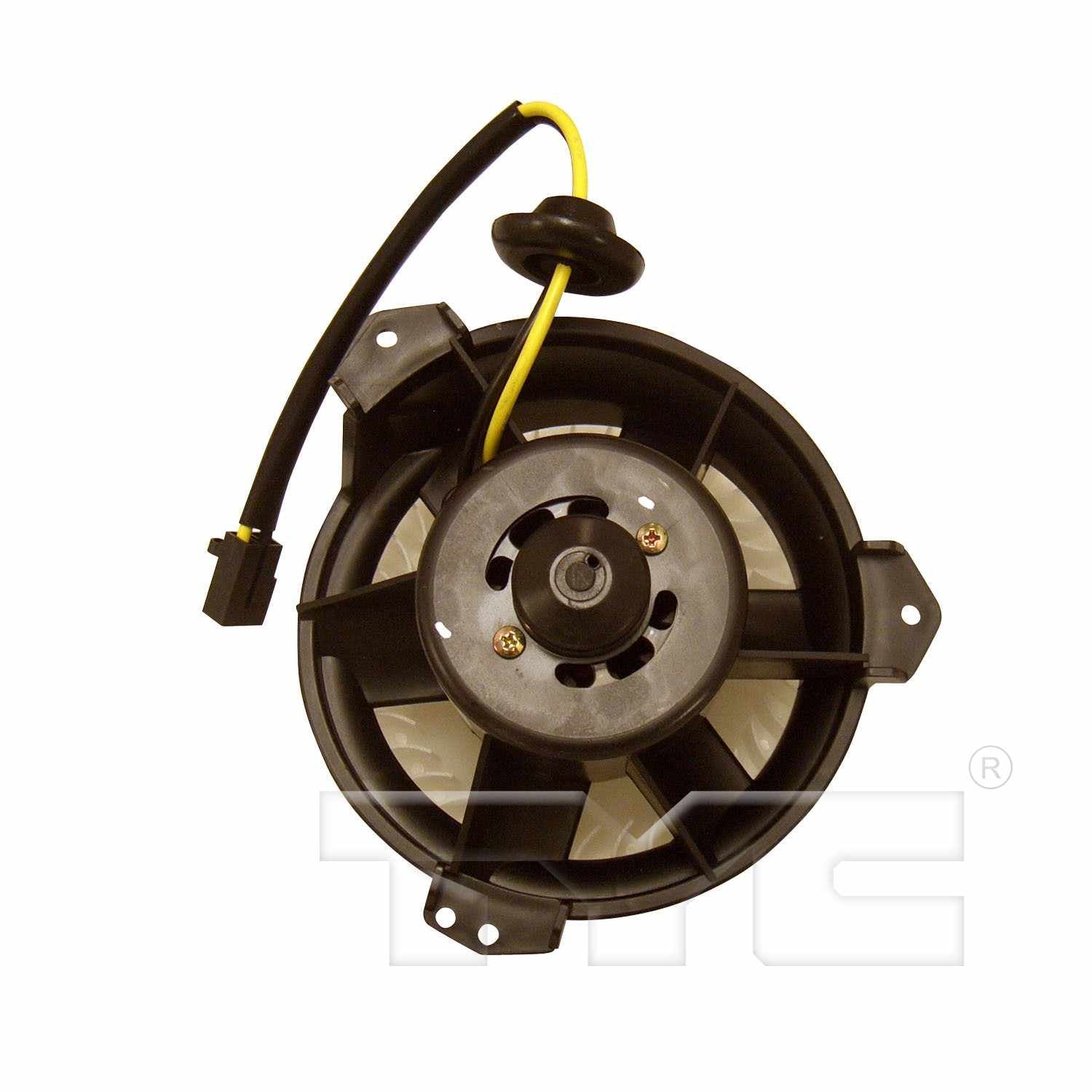 Top View of Front HVAC Blower Motor TYC 700070