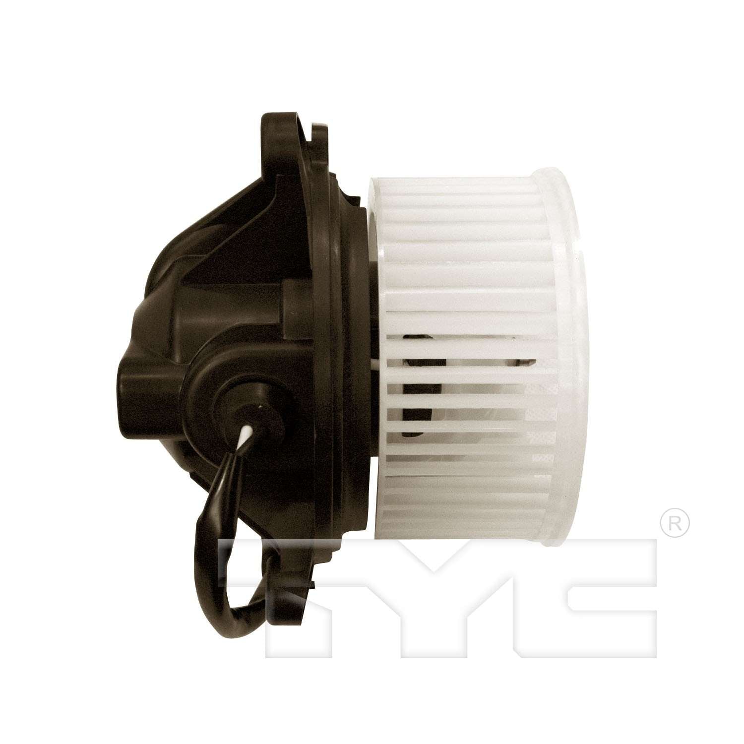 Angle View of Front HVAC Blower Motor TYC 700071