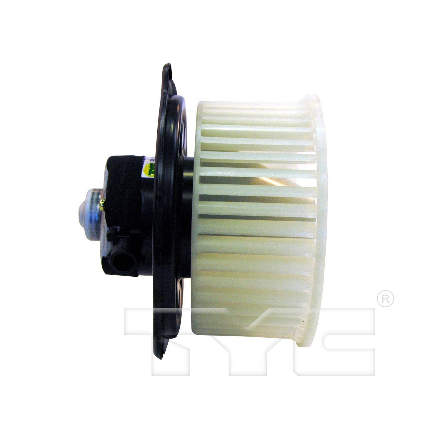 Angle View of Front HVAC Blower Motor TYC 700077