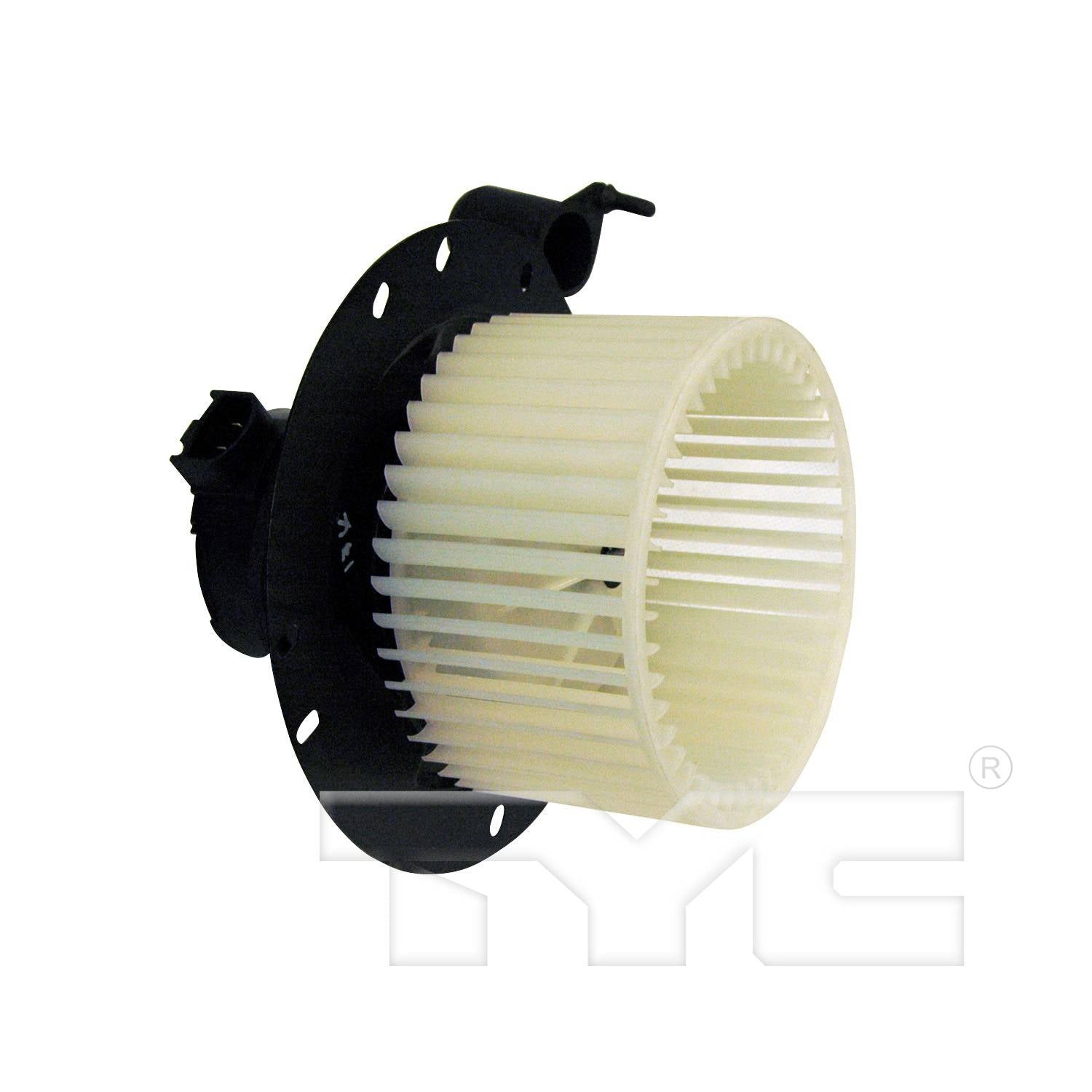 Back View of Front HVAC Blower Motor TYC 700087