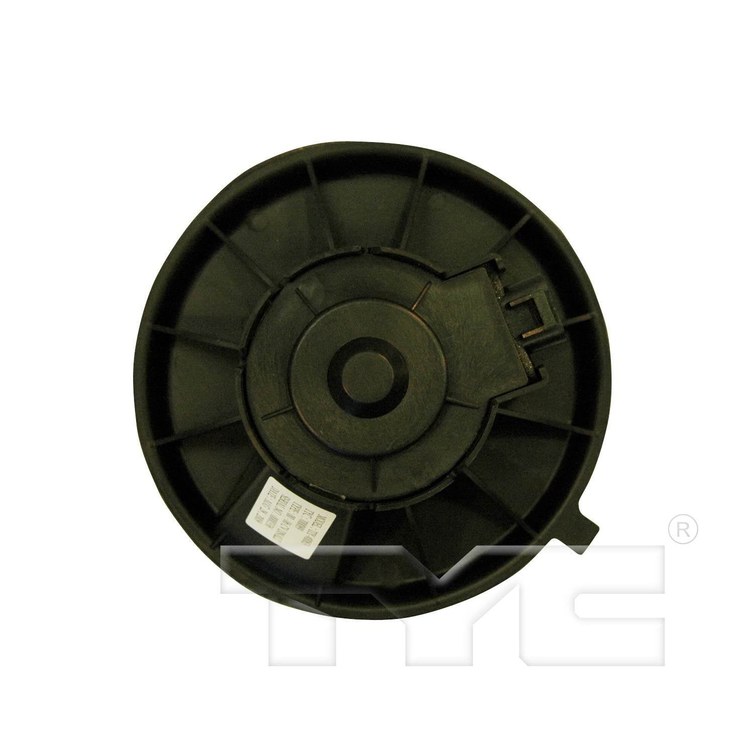 Top View of Front HVAC Blower Motor TYC 700089