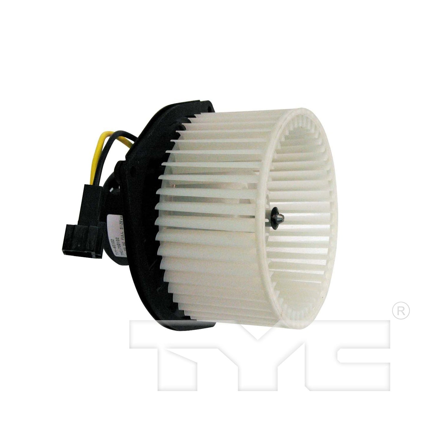 Back View of Front HVAC Blower Motor TYC 700102